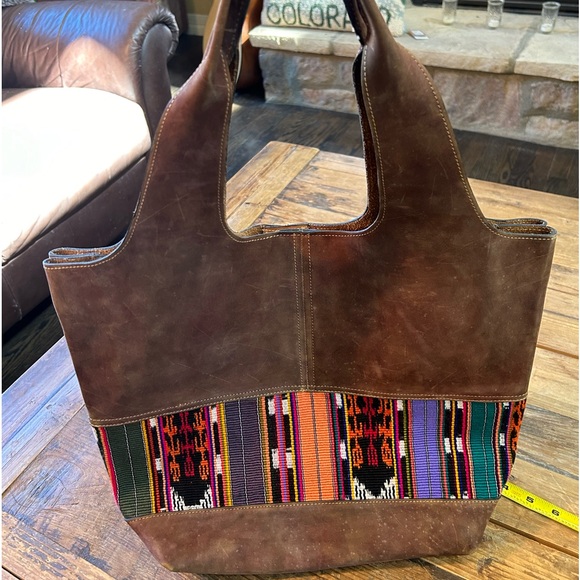 RARE OG Nena & Co Alejandra Artisan Tote - Picture 2 of 10